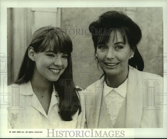 1991 Ellen Dunning in Frog Girl: The Jenifer Graham Story, on CBS. - Historic Images