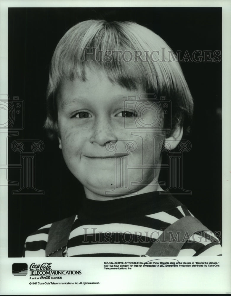 1988 Victor DiMattia stars in the title role of "Dennis the Menace" - Historic Images