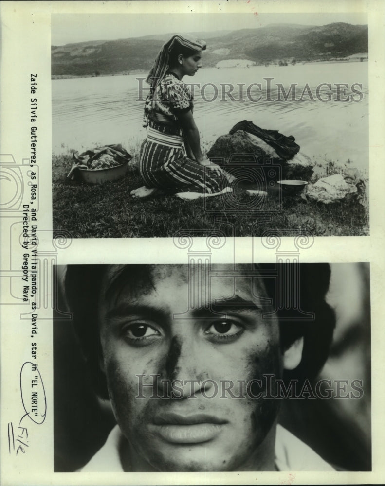 1984 Zaide Silvia Gutierez &amp; David Villaplando in the film El Norte - Historic Images