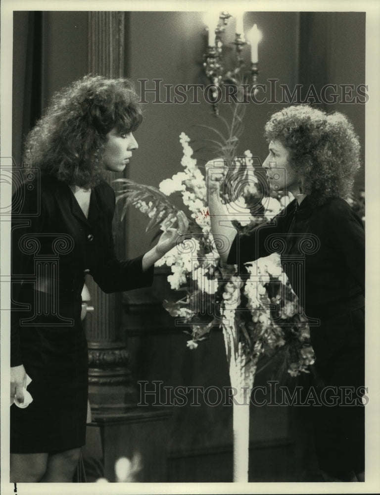 1989 Anne De Salvo and Rhea Perlman in &quot;Cheers&quot; on NBC-Television - Historic Images