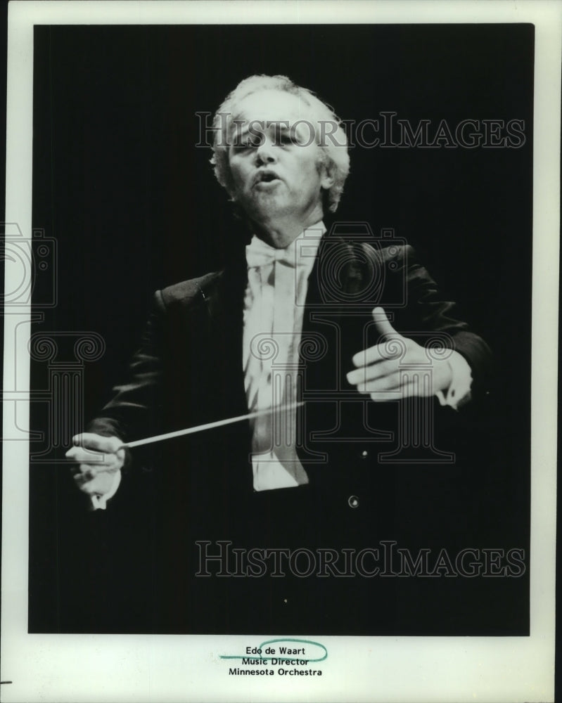 Edo de Waart, Music Director of Minnesota Orchestra - Historic Images