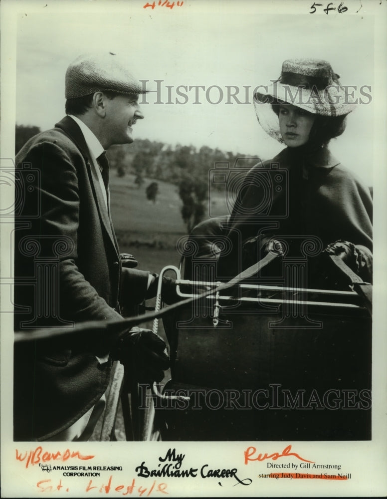 Robert Grabb and Judy Davis in "My Brilliant Career" - Historic Images