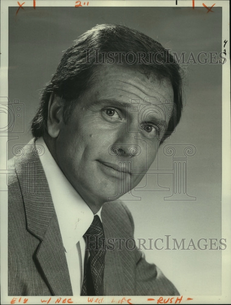 1980 Ron Ely, host of The Miss America Pageant - Historic Images