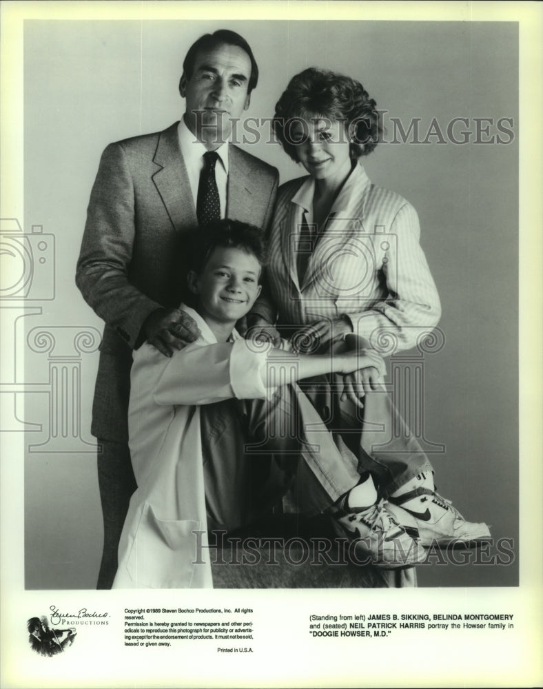 1989 James B. Sikking, Belinda Montgomery, Neil Patrick Harris - Historic Images