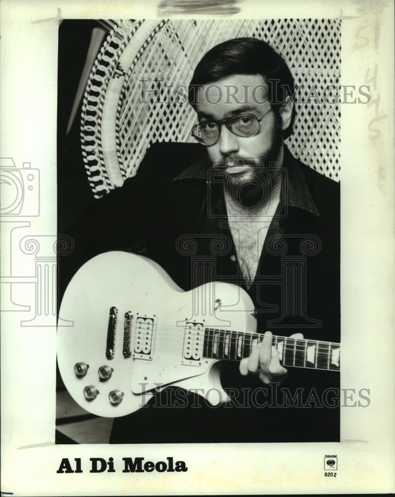 1982 Press Photo Guitarist Al Di Meola will perform at Tulane - nop23877 - Historic Images