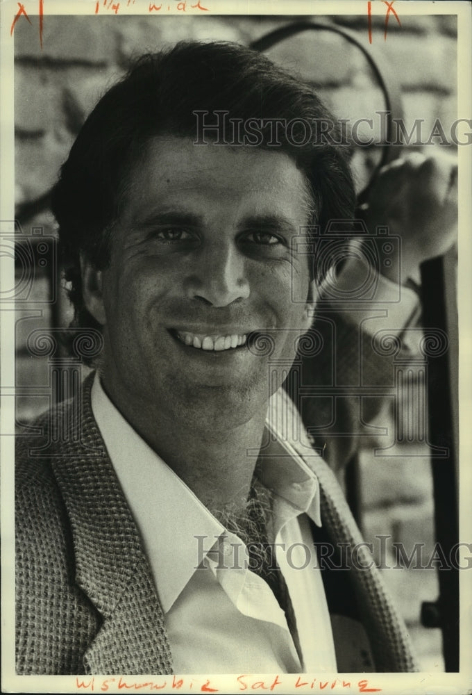 1982 Ted Danson, actor, in new NBC comedy series &quot;Cheers&quot; - Historic Images