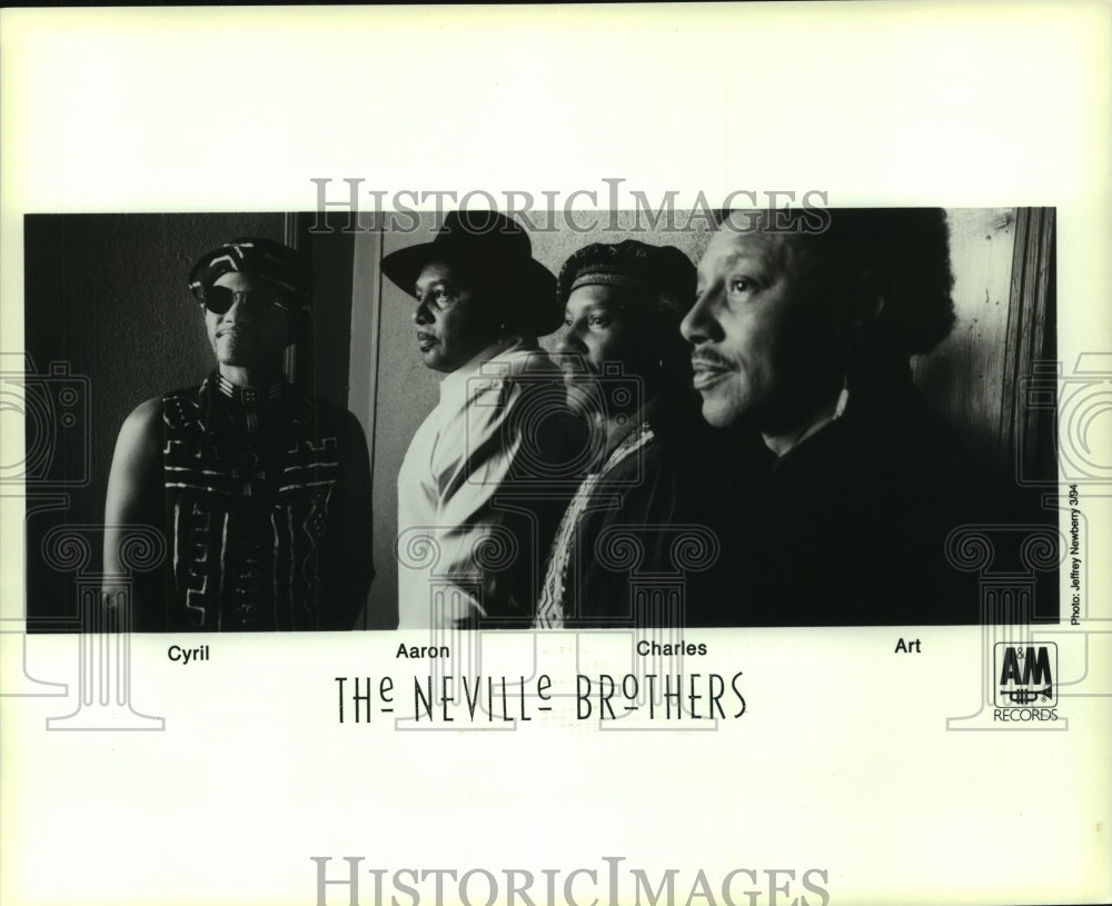 1995 Press Photo Members of the R&amp;B Group &quot;The Neville Brothers&quot; - nop24021 - Historic Images