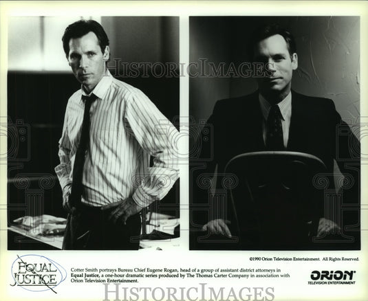 1990 Press Photo Actor Cotter Smith in "Equal Justice" - nop24211 - Historic Images