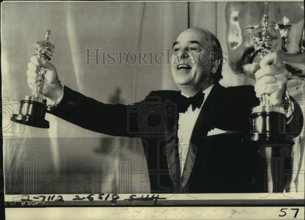 1975 Composer Carmine Coppola &amp; Oscars for Best Dramatic Score - Historic Images