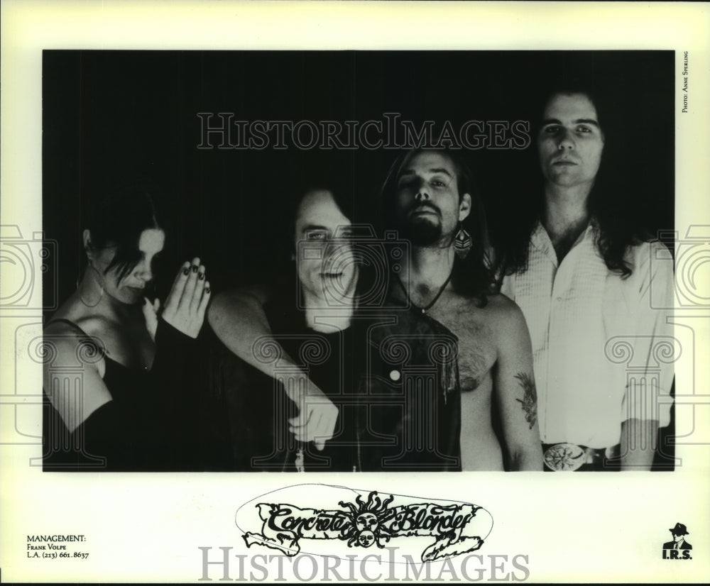 1989 Members of Alternative Rock Band Concrete Blonde - Historic Images