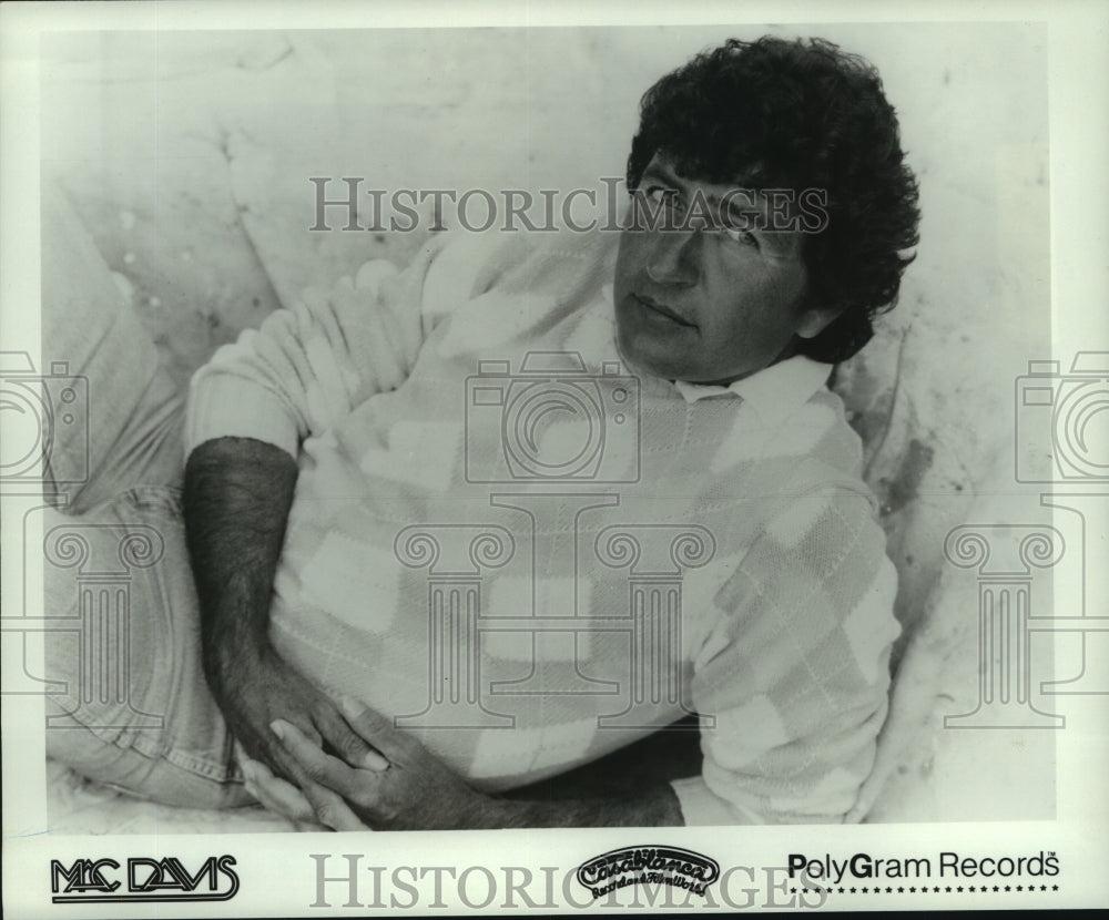 1984 Press Photo Singer/Songwriter Mac Davis - nop24381 - Historic Images