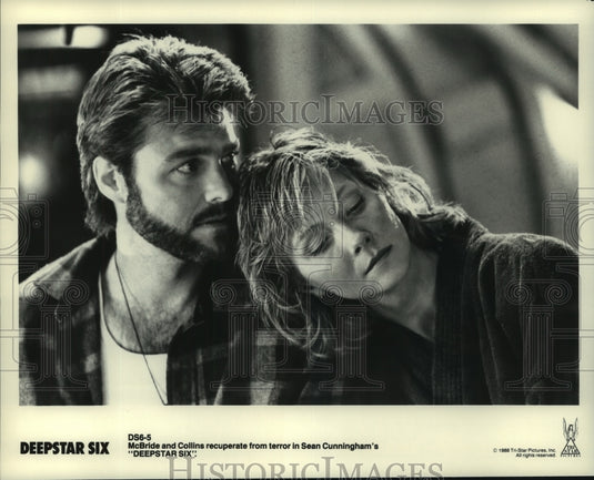 1988 Press Photo Actors In the Movie "Deepstar Six" - nop24417 - Historic Images