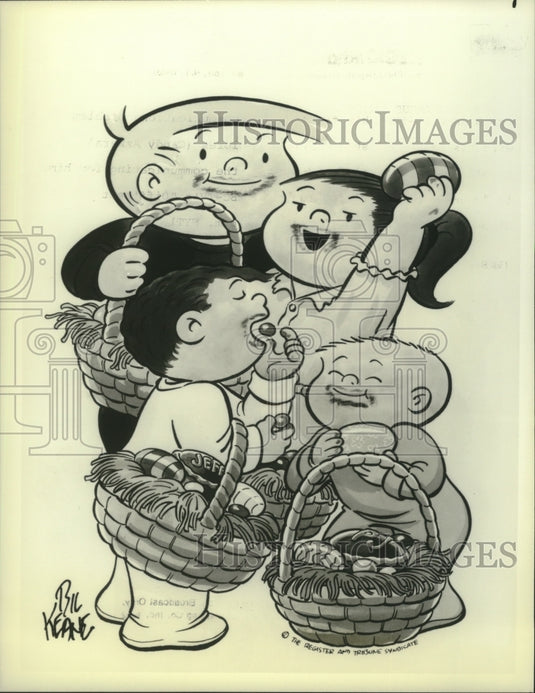 1982 Press Photo Bill Keane's "A Family Circus Easter" - nop24552 - Historic Images