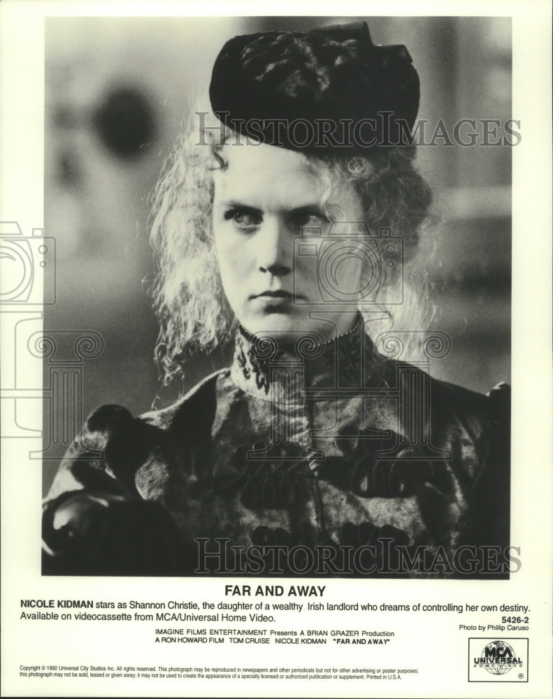 1992 Nicole Kidman stars as Shannon Christie, &quot;Far and Away&quot; - Historic Images