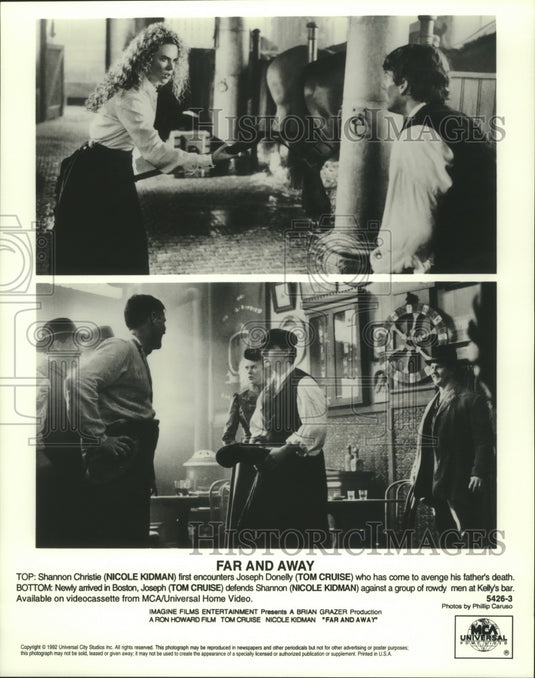 1992 Nicole Kidman and Tom Cruise, "Far and Away" - Historic Images