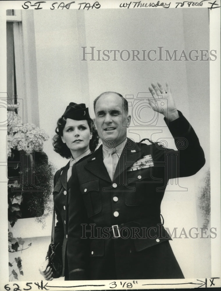 1979 Robert Duvall and Lee Remick, in &quot;Ike&quot; - Historic Images