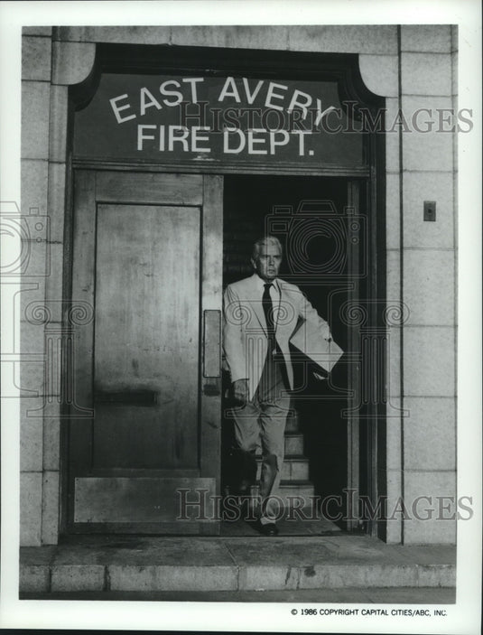 1986 John Forsythe, "On Fire" - Historic Images