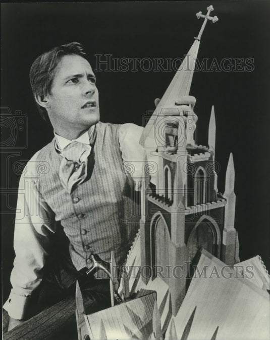 1981 Press Photo Courtney Burr, "The Elephant Man" - nop24807 - Historic Images