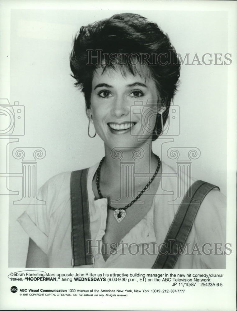1987 Debrah Farentino stars in "Hooperman" - Historic Images