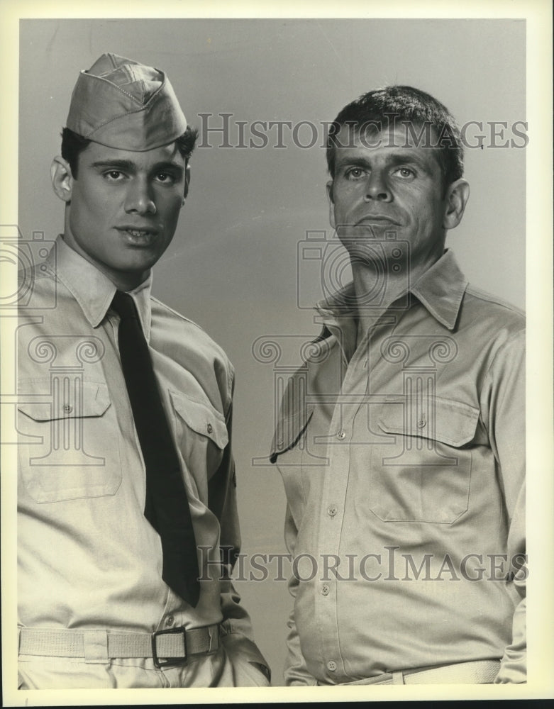 Press Photo Rocky Echevarria &amp; William Devane, &quot;From Here to Eternity&quot; - Historic Images