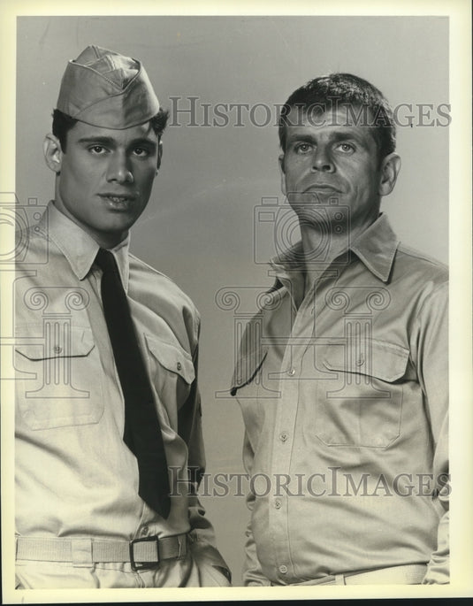 Press Photo Rocky Echevarria & William Devane, "From Here to Eternity" - Historic Images
