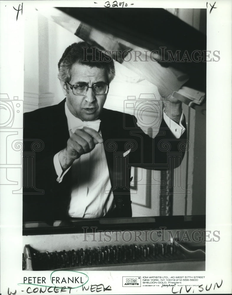 1991 Peter Frankl, musician - Historic Images