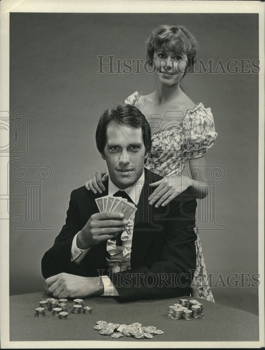 1979 Press Photo Charles Frank and Susan Blanchard, "Young Maverick" - Historic Images