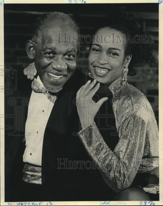 1993 Press Photo Willie Metcalf and Samirah Evans - nop25290 - Historic Images