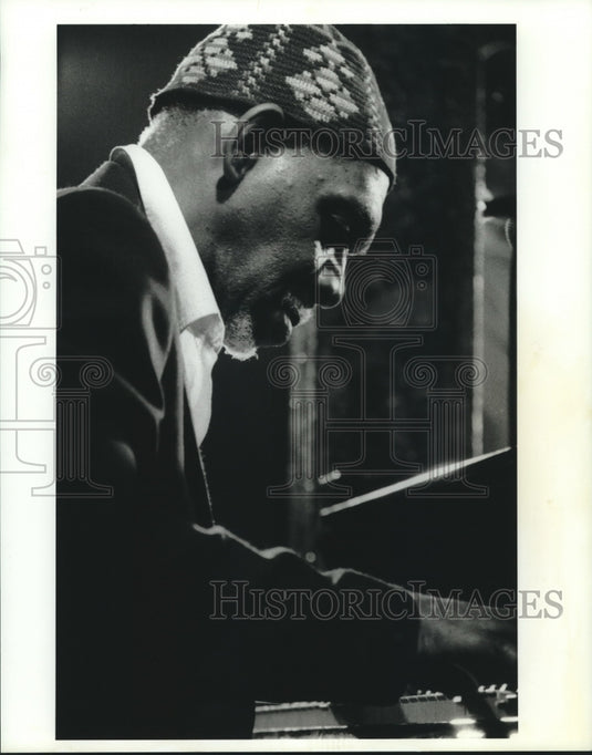 1999 Press Photo Willie Metcalf, Jr., Piano Night at Tipitina's - nop25291 - Historic Images