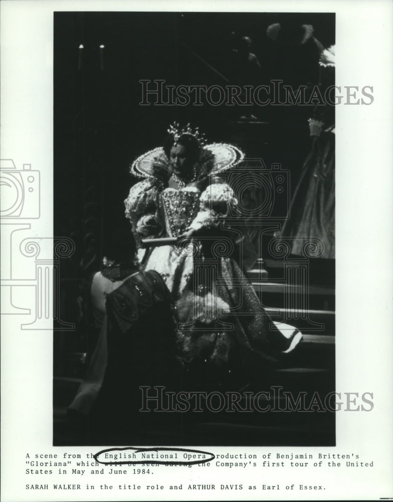 1984 Sarah Walker, "Gloriana,"  English National Opera - Historic Images