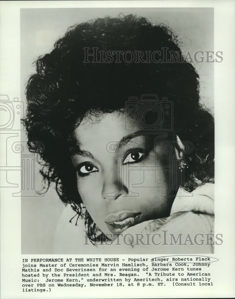 1987 Roberta Flack, &quot;A Tribute to American Music: Jerome Kern&quot; - Historic Images