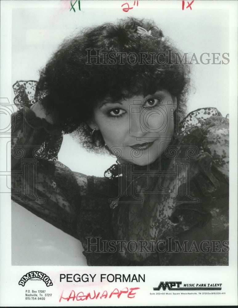 1985 Peggy Forman, musician - Historic Images