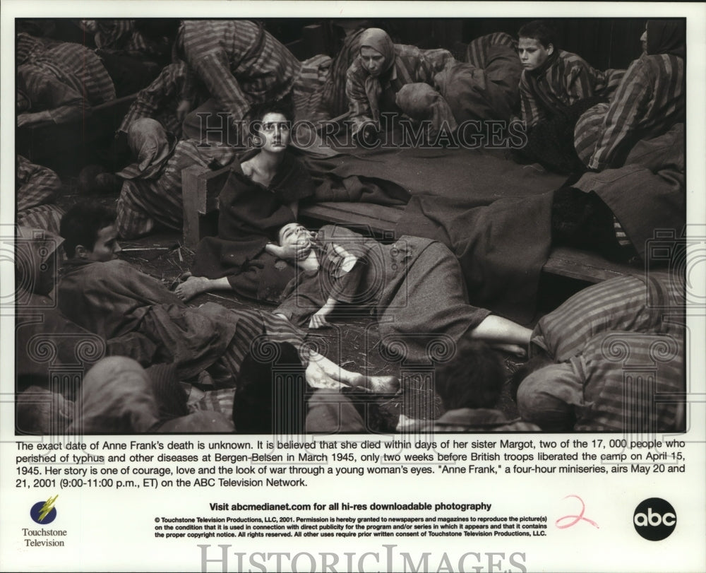 2001 Press Photo The death of Anne Frank &quot;Anne Frank&quot; - nop25822- Historic Images