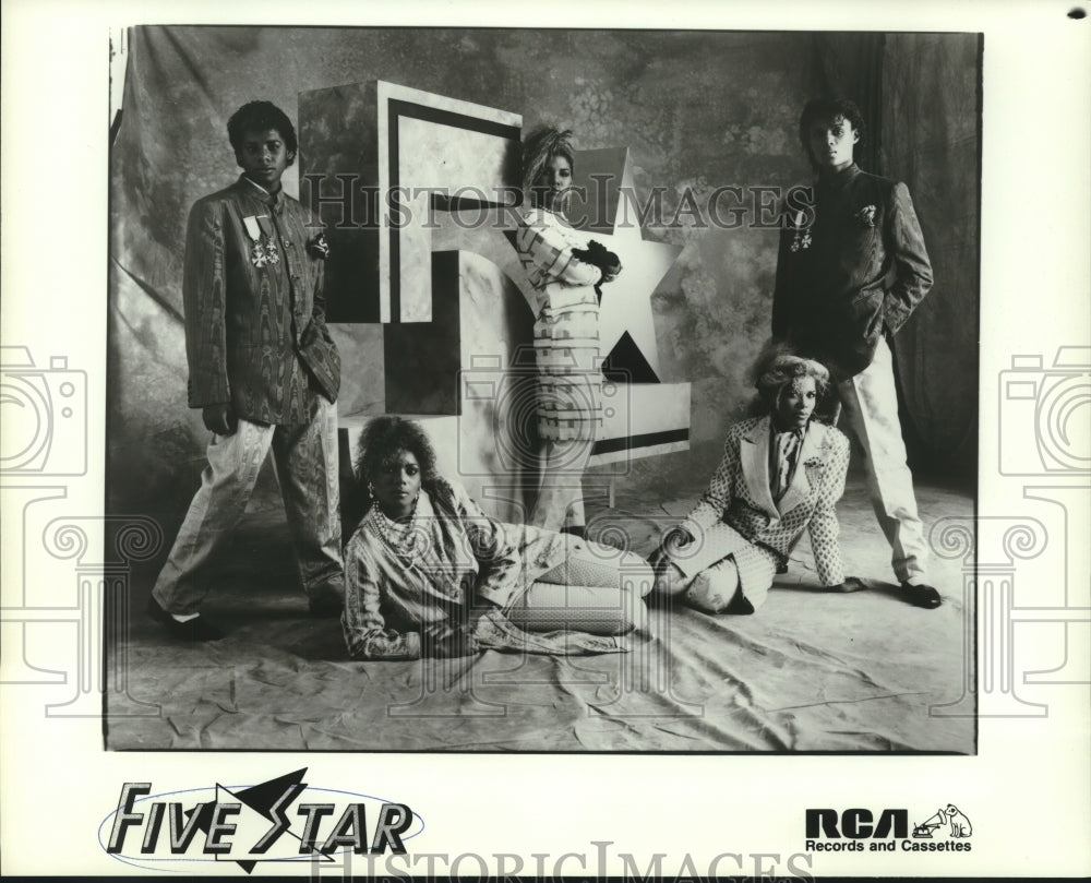 1985 Press Photo Five Star, musical group - nop25865- Historic Images