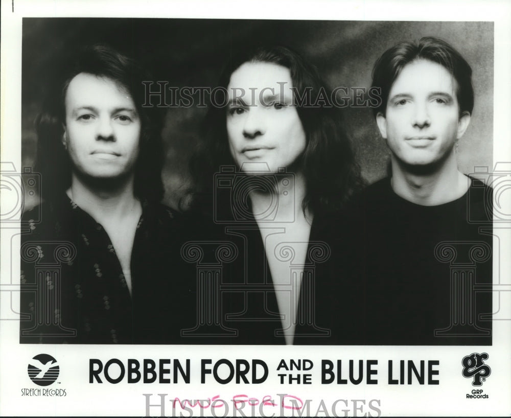 1994 Press Photo Robben Ford and the Blue Line, band members - nop25892- Historic Images