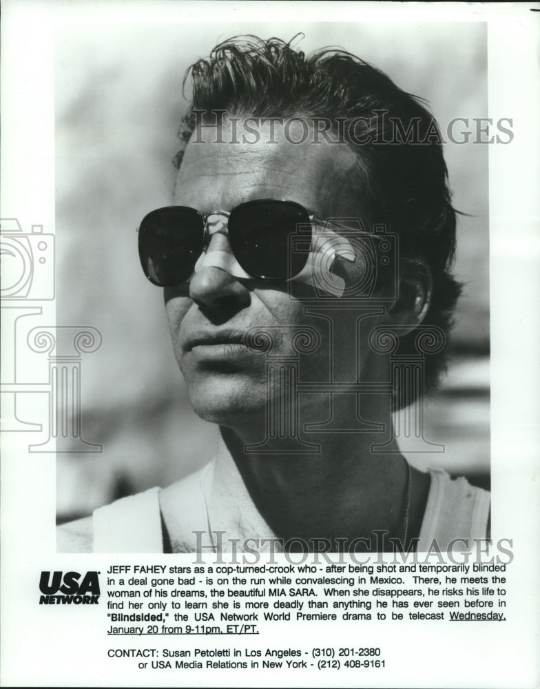 1993 Actor Jeff Fahey in &quot;Blindsided&quot;-Historic Images