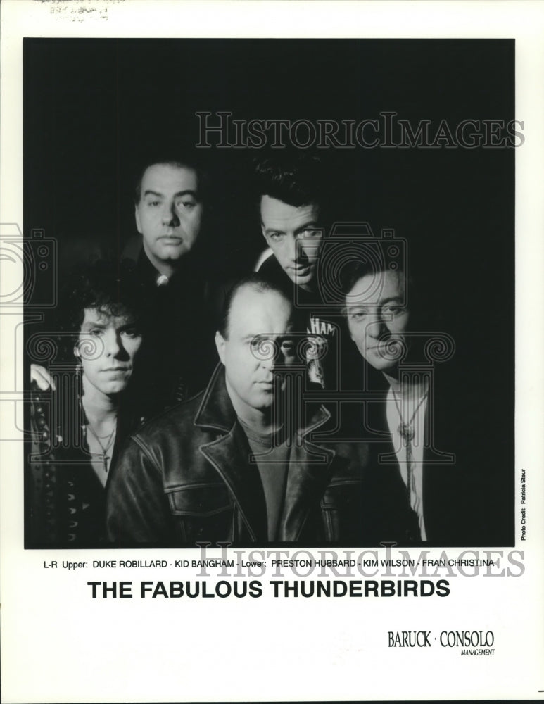 1992 Press Photo Blues/Rock Band The Fabulous Thunderbirds - nop25980 - Historic Images