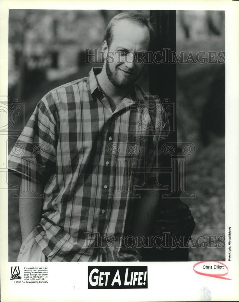 1990 Press Photo Actor/Comedian/Writer Chris Elliott - nop26023 - Historic Images