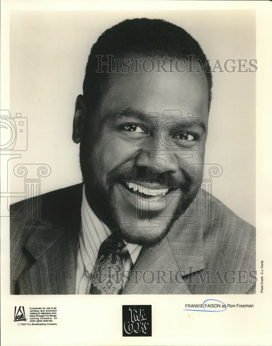 1990 Press Photo Actor Frankie Faison in "True Colors" - nop26240 - Historic Images