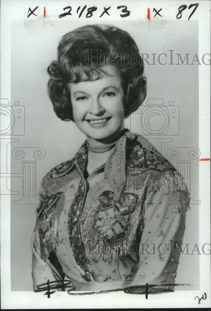 1967 Actess Dale Evans Portrayed in Wax - Historic Images