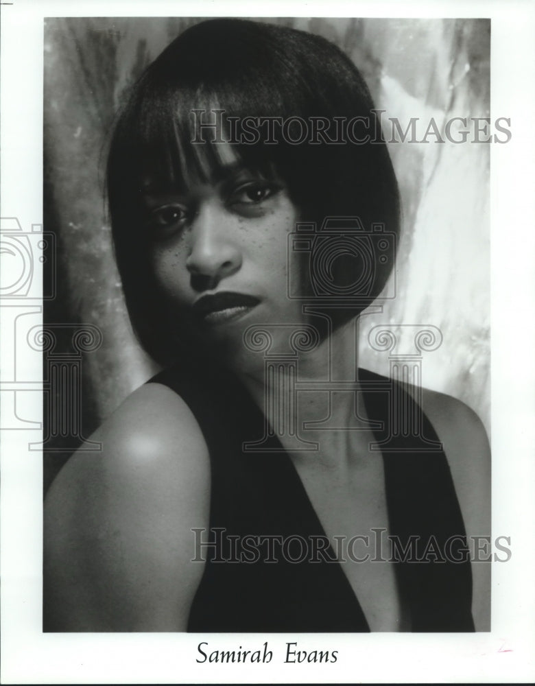 1994 Press Photo Jazz Singer Samirah Evans - nop26284 - Historic Images