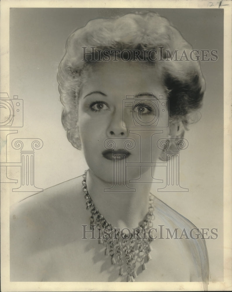 1956 Press Photo Actress Elizabeth Eustis - nop26292-Historic Images