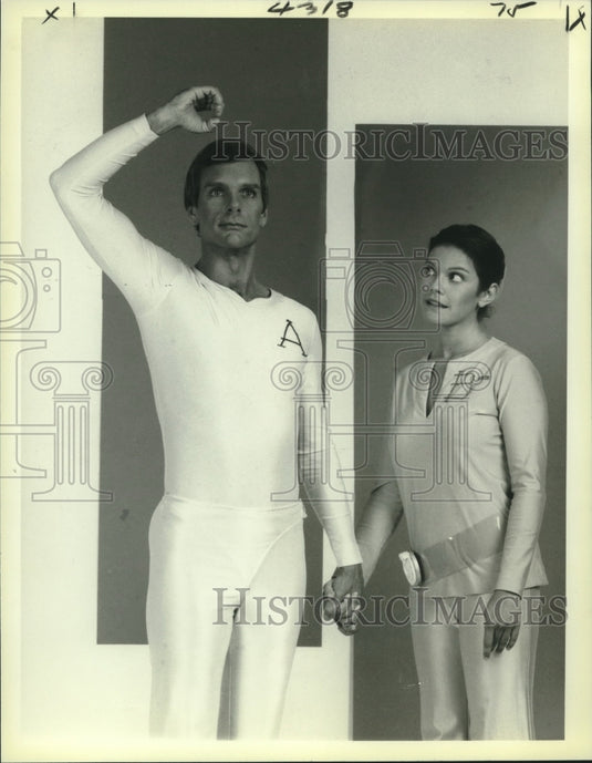 1980 Press Photo Keir Dullea and Julie Cobb, "Brave New World" - nop26407 - Historic Images