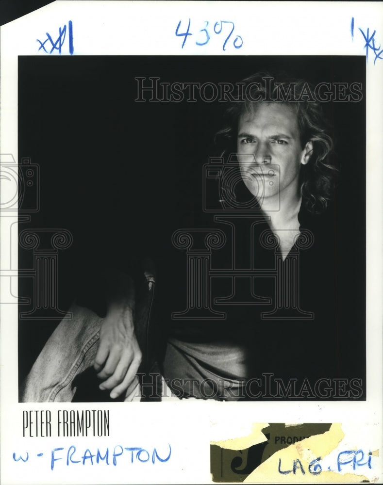 1992 Press Photo English Rock Musician/Singer Peter Frampton - nop26447 - Historic Images