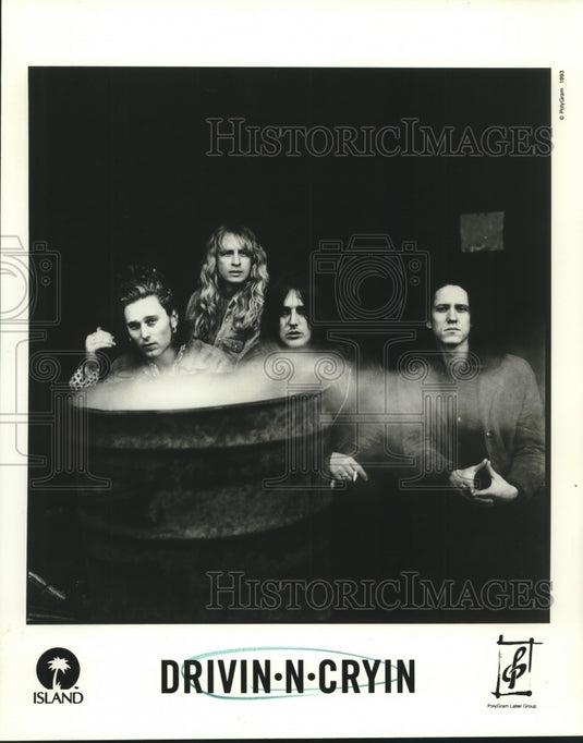 Press Photo Members of Atlanta Rock Band Atlanta Rock Band Drivin' n' Cryin' - Historic Images