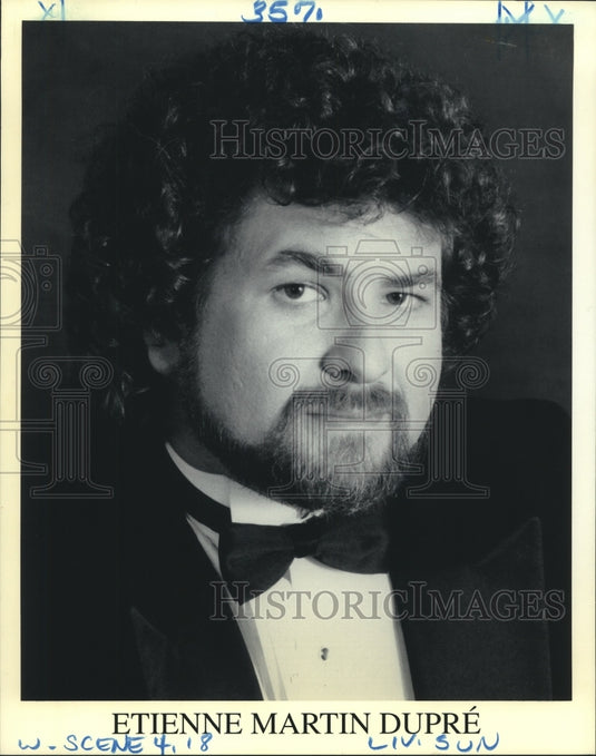 1993 Press Photo Tenor Etienne Martin Dupre - nop26619 - Historic Images