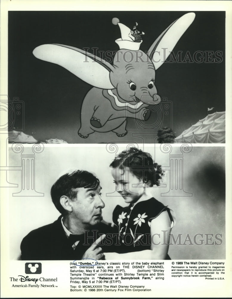 1986 Disney's "Dumbo,"  "Rebecca of Sunnybrook Farm" - Historic Images