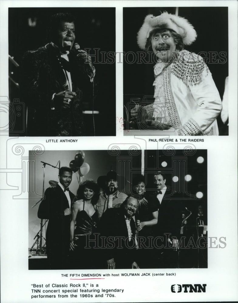 1989 Press Photo Performers on &quot;Best of Classic Rock II&quot; - nop26738-Historic Images