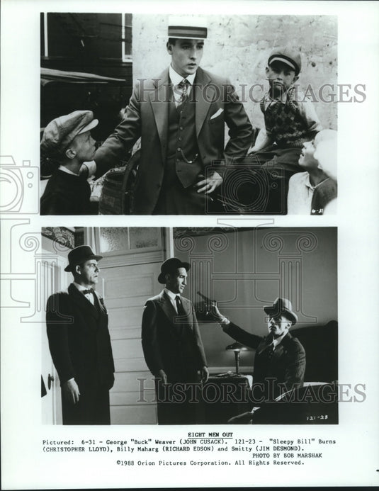 1988 Richard Edson and co-stars, "Eight Men Out" - Historic Images