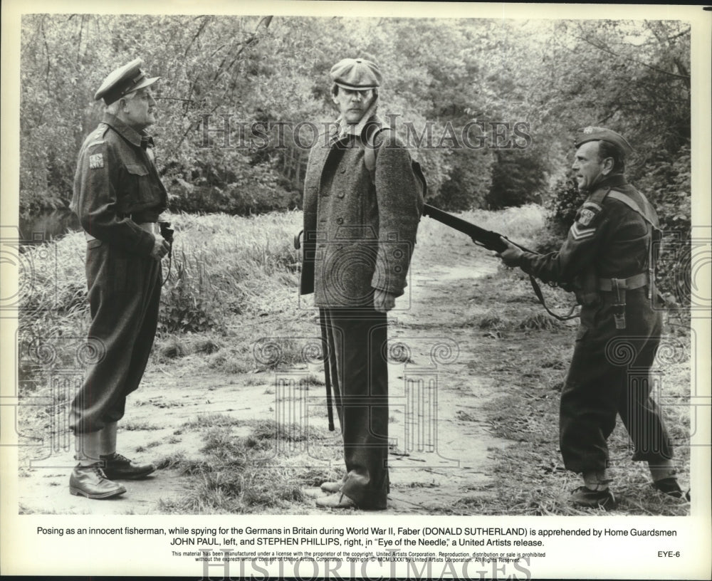 Press Photo Actor Donald Sutherland in Scene from &quot;Eye of the Needle&quot;-Historic Images